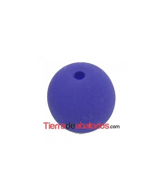 Perla de Cristal Checo 4mm, Dark Blue Neón