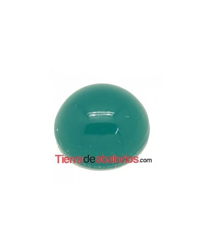 Cabujón de Cristal 10mm, Chrysoprasse