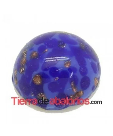 Cabujón de Cristal 10mm, Lapislazuli
