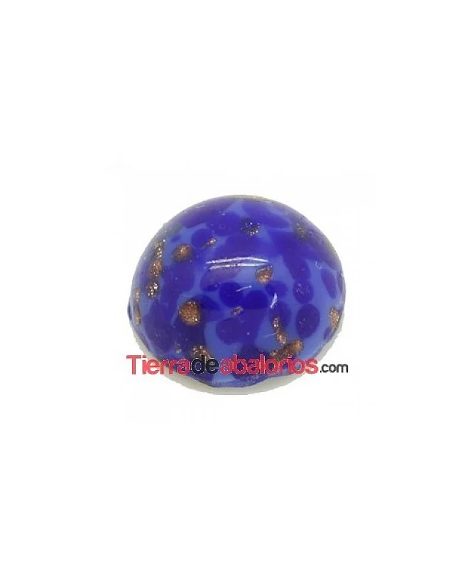 Cabujón de Cristal 10mm, Lapislazuli