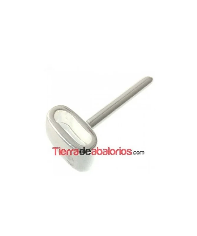 Pasador 25x14mm Agujero 10x2,5mm con Pincho, Plateado