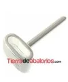 Pasador 25x14mm Agujero 10x2,5mm con Pincho, Plateado