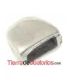 Terminal 9x7mm Agujero 6x2,4mm, Plateado