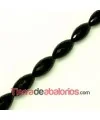 Onix Barril Facetado 30x15mm, Agujero 2mm