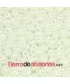 Twin Bead 2,5x5mm Blanco Mate Brillante