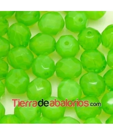 Facetada 8mm Verde Opalino