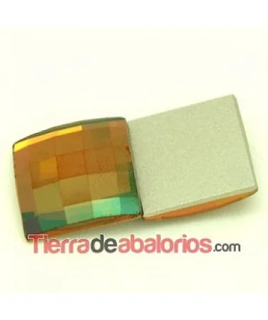 Cabujón Swarovski Chessboard 20mm, Crystal Cooper