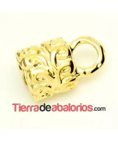 Terminal 10mm Agujero 4mm, Dorado Terminal 10mm Agujero 4mm, Dorado