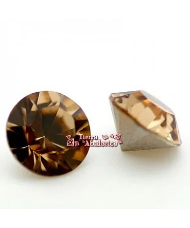 Xirius Chatón Swarovski PP8, Light Colorado Topaz Xirius Chatón Swarovski PP8, Light Colorado Topaz