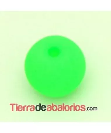 Perla de Cristal Checo 12mm Verde Neón Perla de Cristal Checo 12mm Verde Neón