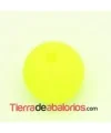 Perla de Cristal Checo 12mm Amarillo Neón
