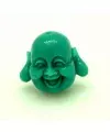 Happy Buda 19x21mm Agujero 1,8mm Turquesa Oscuro