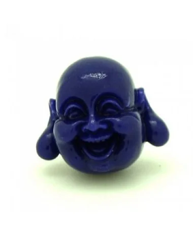 Happy Buda 19x21mm Agujero 1,8mm Azulón Happy Buda 19x21mm Agujero 1,8mm Azulón