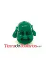 Happy Buda 19x21mm Agujero 1,8mm Verde Oscuro