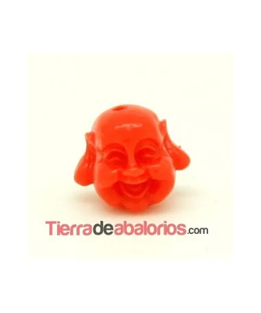 Happy Buda 19x21mm Agujero 1,8mm Naranja