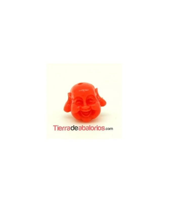 Happy Buda 19x21mm Agujero 1,8mm Naranja