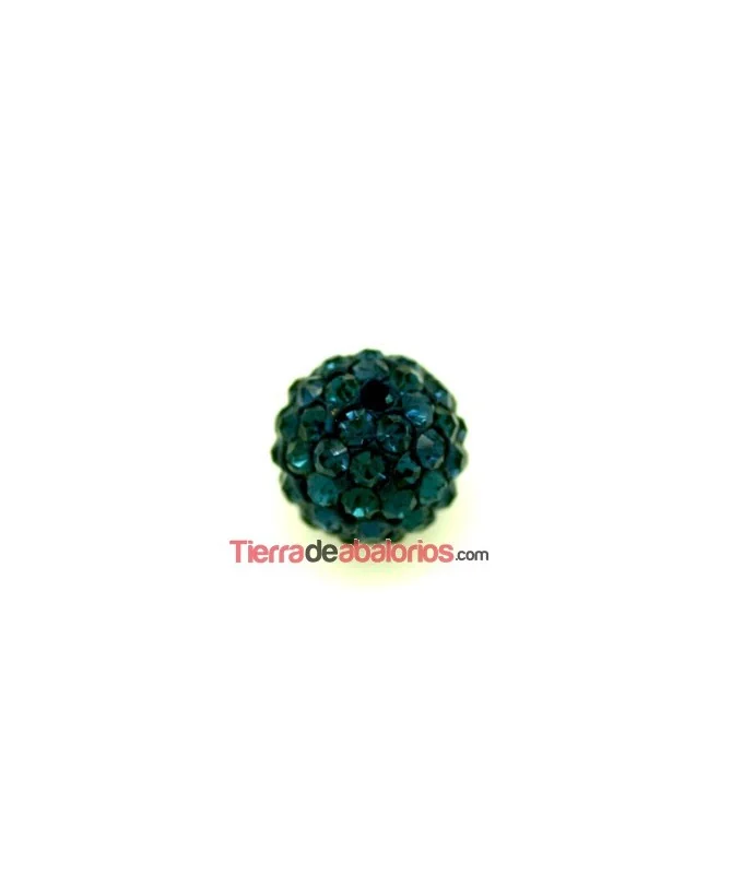 Bola Shamballa 10mm Agujero 1mm Dark Indigo