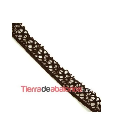 Puntilla de Bolillo 12mm - Marrón