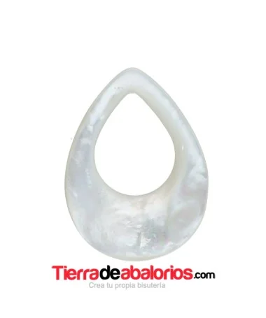 Nacar Colgante Gota 40x30mm