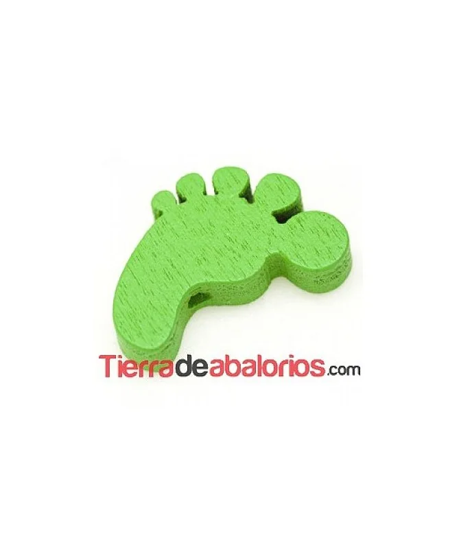 Entrepieza Pie 21x18mm Agujero 2,3mm Verde