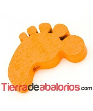 Entrepieza Pie 21x18mm Agujero 2,3mm Naranja Entrepieza Pie 21x18mm Agujero 2,3mm Naranja