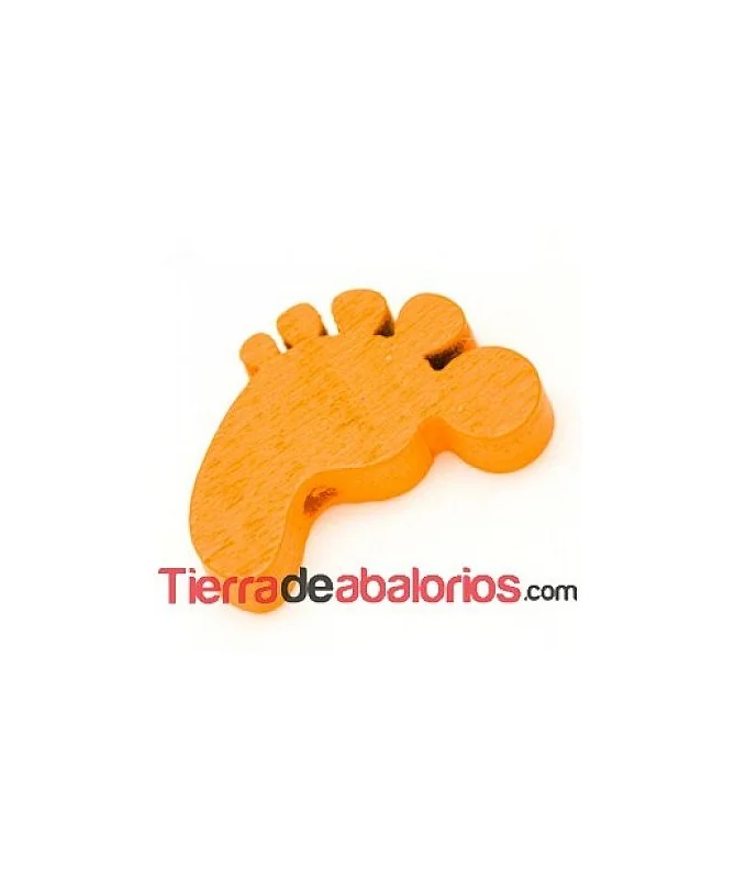 Entrepieza Pie 21x18mm Agujero 2,3mm Naranja