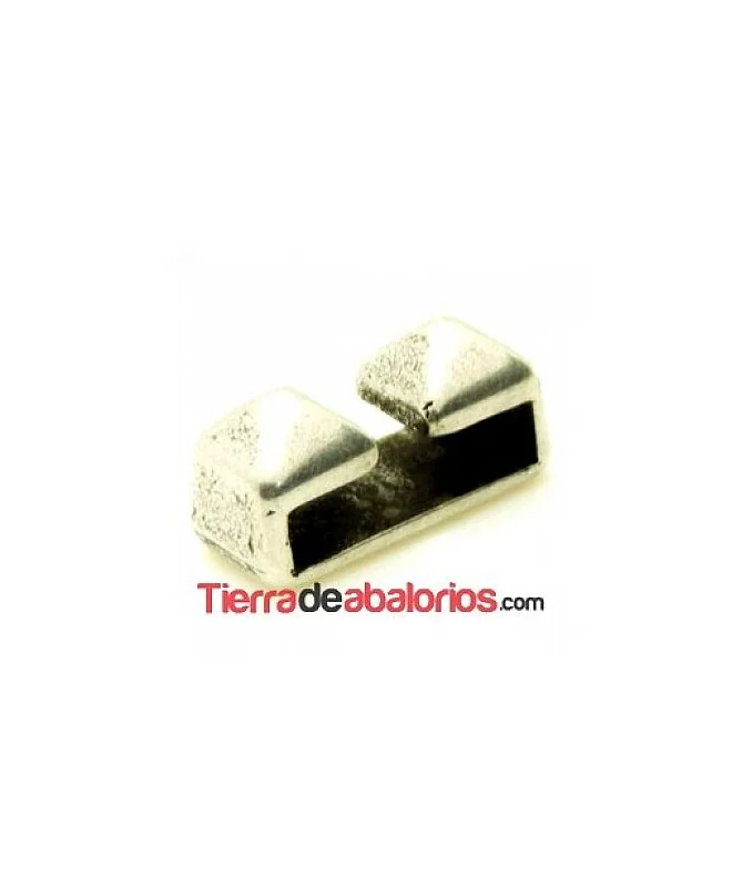 Entrepieza Pasador 2 Piramides 13x6mm Agujero 10x2,5mm