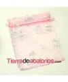 Bolsa Organza con Mariposas 12x9mm Rosa