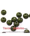 Resina Bola 8mm Agujero 1,8mm Verde Inglés