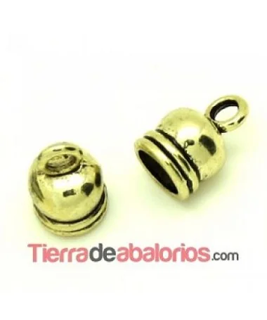 Terminal 12x8mm Agujero 6mm, Oro Viejo Terminal 12x8mm Agujero 6mm Oro Viejo