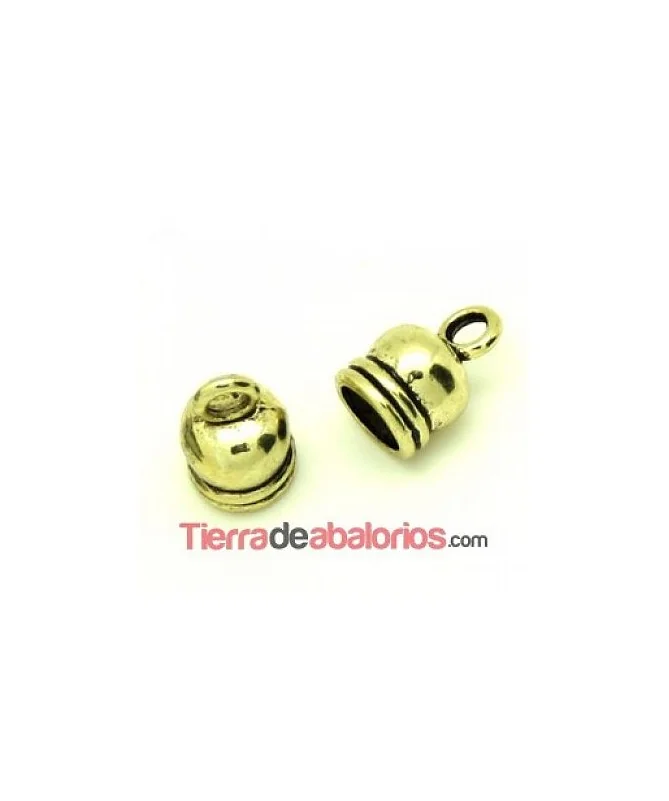 Terminal 12x8mm Agujero 6mm Oro Viejo