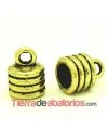 Terminal 14x10mm Agujero 7mm Oro Viejo