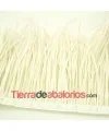 Pluma de Oca Teñida de 15 a 20cm. Blanco Roto