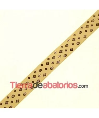 Lazo Satin 15mm Tosatado Estampado Lazo Satin 15mm Tosatado Estampado