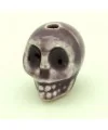 Calavera de Cerámica 13x11mm Agujero 2mm Morada