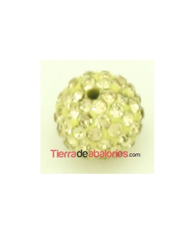 Bola Shamballa 10mm Agujero 1mm Golden Shadow