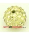 Bola Shamballa 10mm Agujero 1mm Golden Shadow