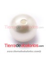 Perla de Nacar 16mm Agujero 2,3mm Blanca