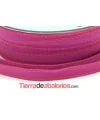 Lazo Gros Grain 10mm, Violeta Pespunte Naranja