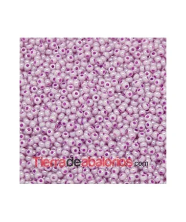 Rocalla 9/0 Lila Opaco Brillo