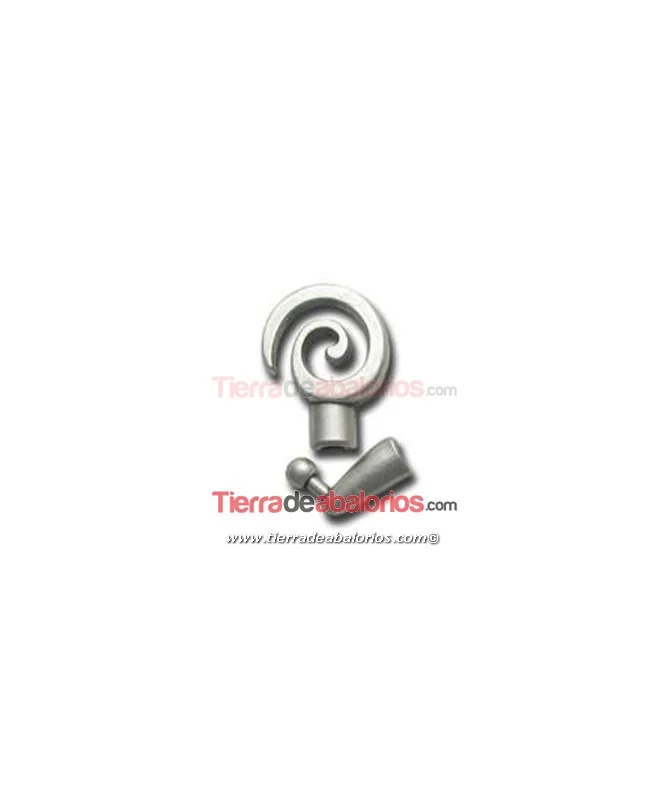 Cierre Infinito 28mm Agujero 3,5mm, Plateado