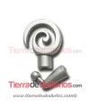 Cierre Infinito 28mm Agujero 3,5mm, Plateado