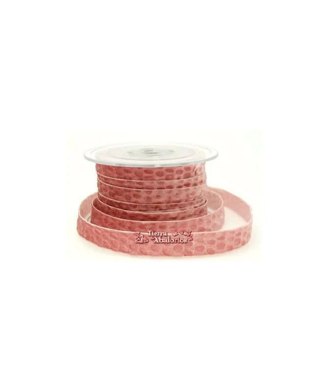 Lazo 16mm Terciopelo Rosa