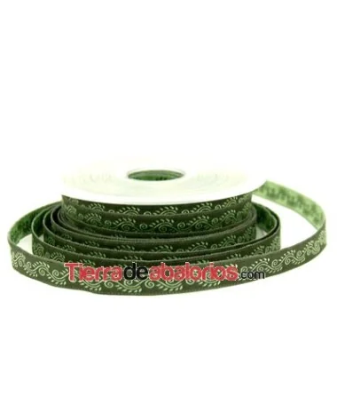 Lazo 10mm Marrakech Verde Oscuro