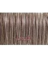 Lazo 10mm Marrón Chocolate Pesp. Blanco Centro de Terciopelo