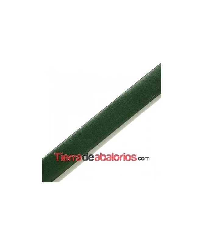 Cuero Plano Vaquetilla 13x2mm, Verde Botella