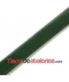Cuero Plano Vaquetilla 13x2mm, Verde Botella