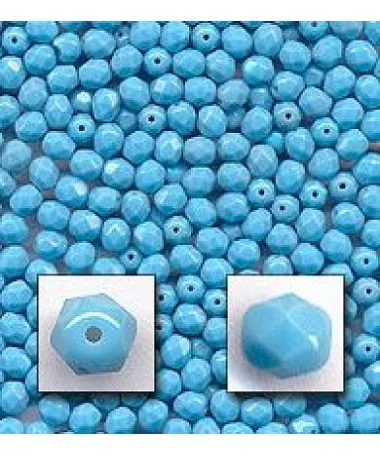 Facetada 8mm Turquesa