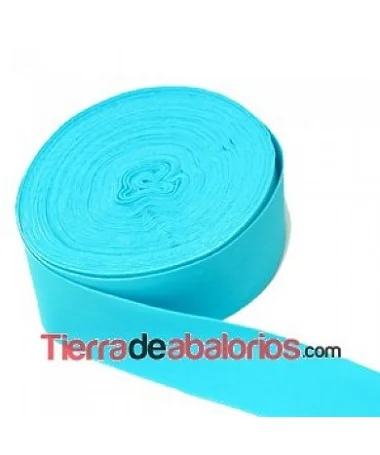 Cinta de Lycra Italiana Ancho 3cm. Turquesa Cinta de Lycra Italiana Ancho 3cm. Turquesa