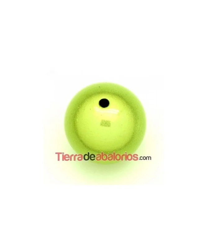 Bola Mágica 30mm Agujero 3mm Pistacho